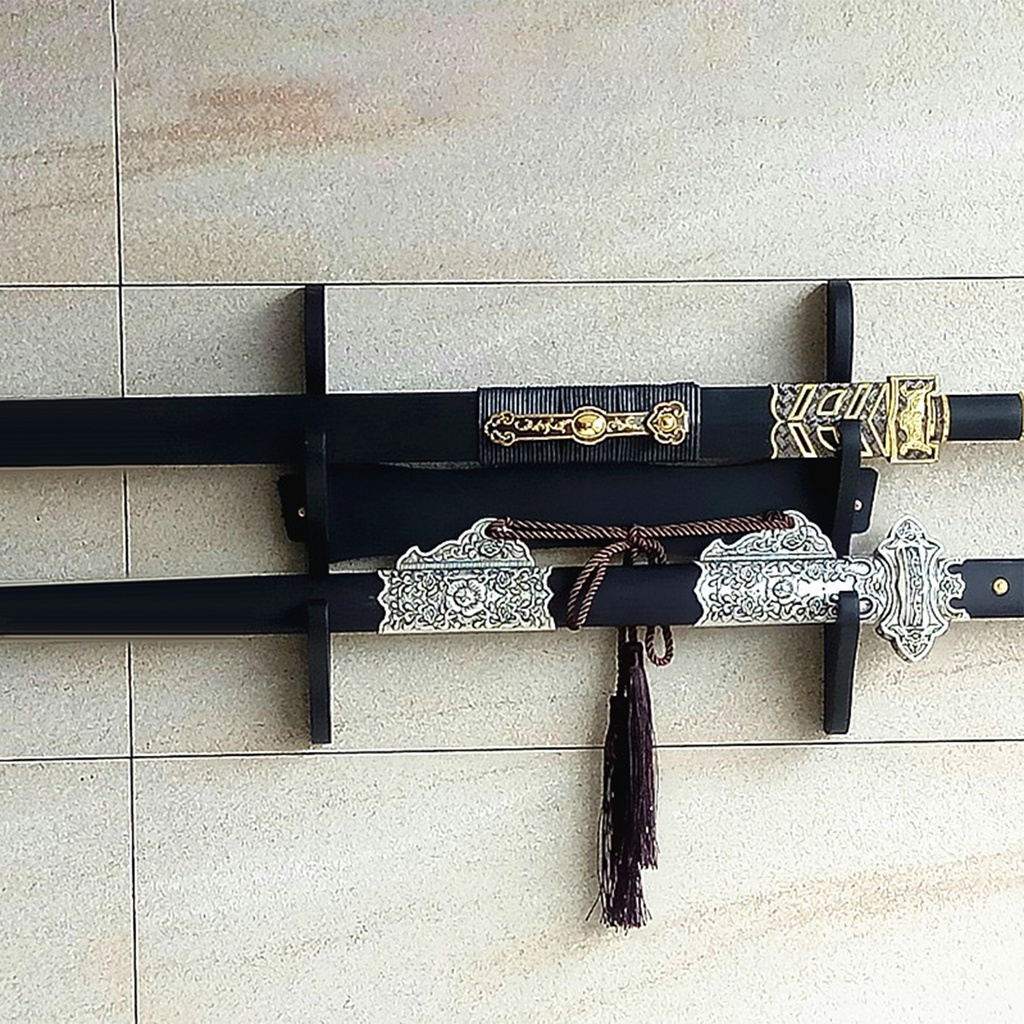 [Dadada1] Giá Đỡ Kiếm Gắn Tường Trưng Bày Katana