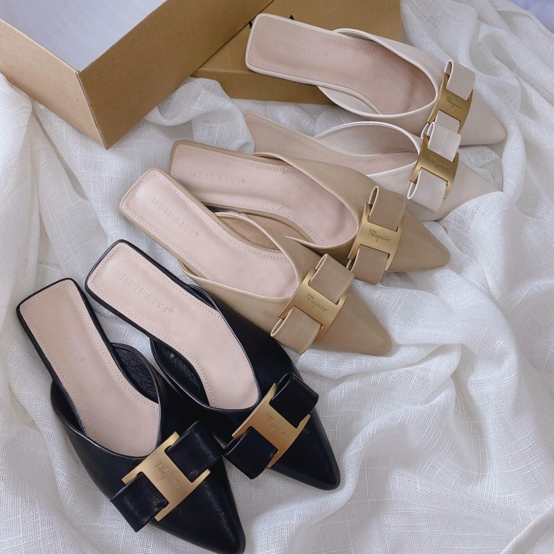 GIÀY SỤC NƠ DA MỀM HÀNG QUẢNG CHÂU D1253 D1254 D1255