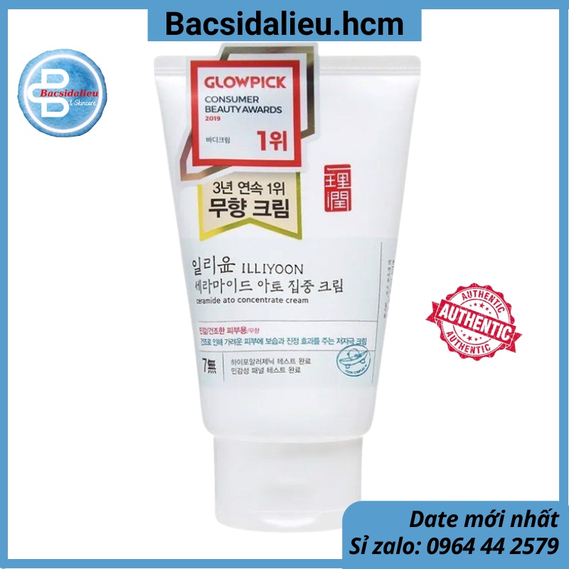 Kem dưỡng ILLIYOON Ceramide Ato Concentrate Cream (200ml) - ceramide dưỡng ẩm, phục hồi da