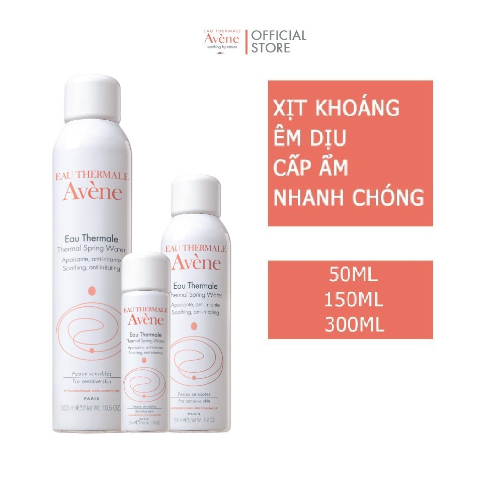 Xịt Khoáng Avene Cấp Nước, Làm Dịu - Avène Thermal Spring Water  - Skinfa