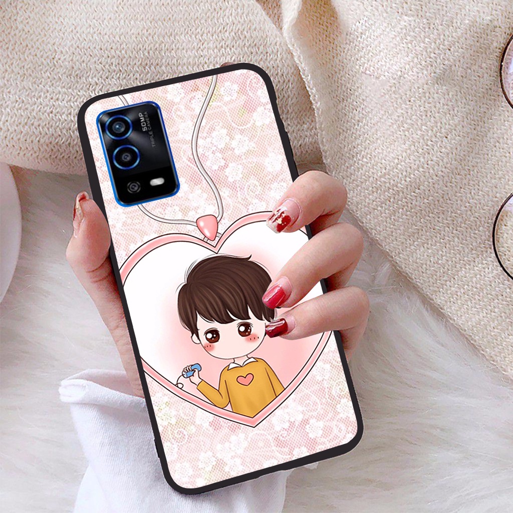 Ốp lưng Oppo A55 4G viền dẻo TPU BST Ốp cặp