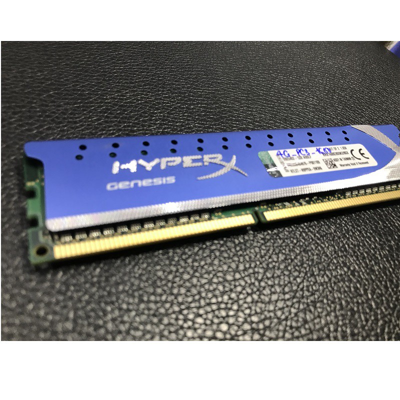 Ram 4Gb DDR3 bus 1600, ram tản nhiệt bộ hiệu Kingston, tháo máy chính hãng, bảo hành 3 năm