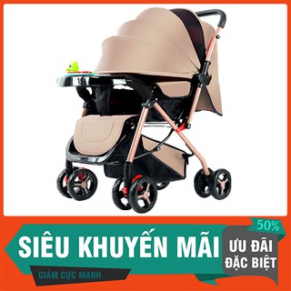 [CAO CẤP]  Xe đẩy cho bé HUAYING THÔNG MINH GẤP GỌN 2 CHIỀU 3 TƯ THẾ