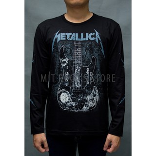 Áo tay dài Metallica - Rock band tee - Áo Rock - Áo Thái Lan - Size M, L