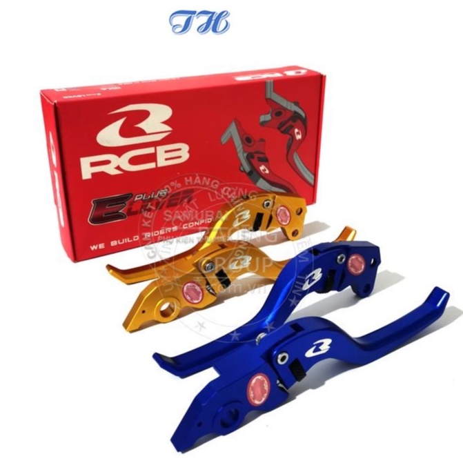 Cặp Tay thắng RCB mẫu E+ dùng cho xe máy Air Blade 110-125, Click 110, Vision, Vario(2018) nhôm cao cấp nguyên k
