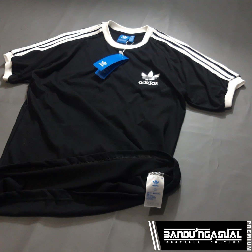 Áo Thun Adidas Kẻ Sọc Đen Trắng Trẻ Trung Năng Động