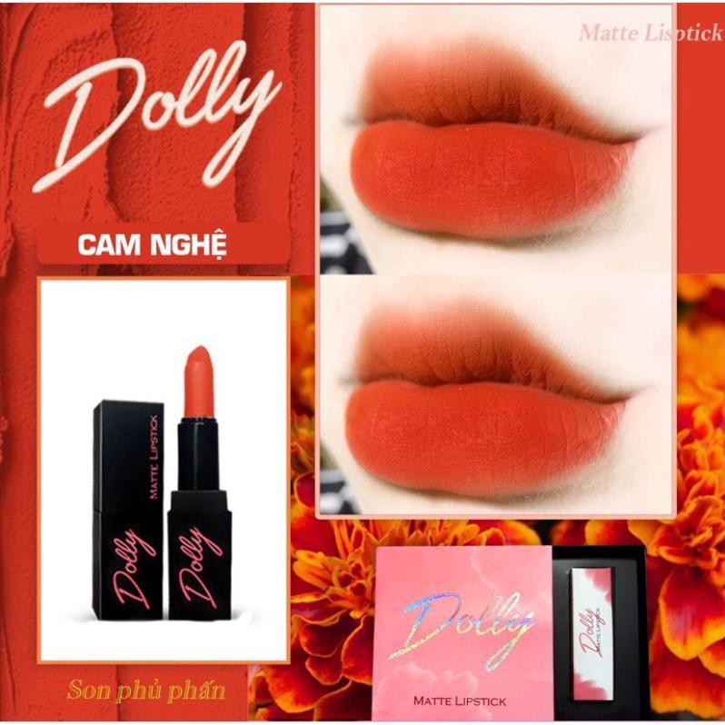 [Cam Nghệ] Romantic Son Sáp Phủ Phấn Dolly Không Chì Màu Cam Nghệ | BigBuy360 - bigbuy360.vn
