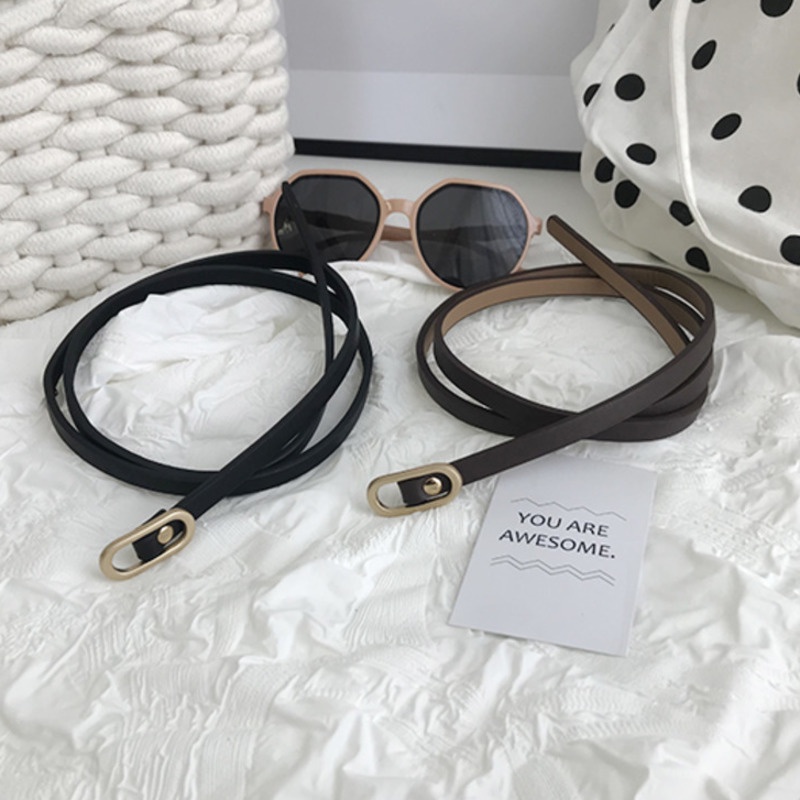 Thắt Lưng Mỏng Thắt Nút Kiểu Hàn Quốc Thời Trang Cho Nữ