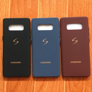 Ốp galaxy NOTE 8 dẻo màu nhám nút si vàng đẹp