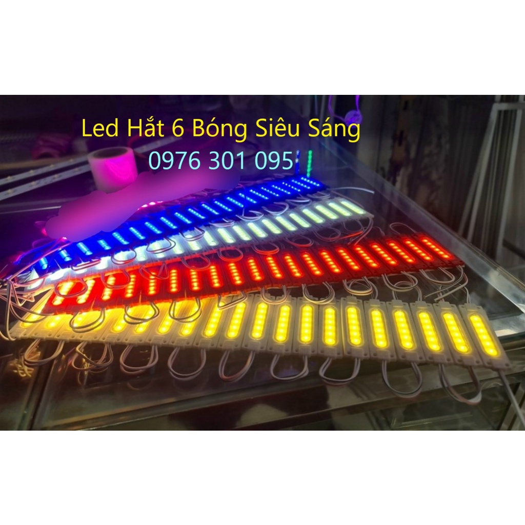 [Module 6 Bóng] Led Hắt Bảng Hiệu Siêu Sáng - Vỉ 20 Thanh