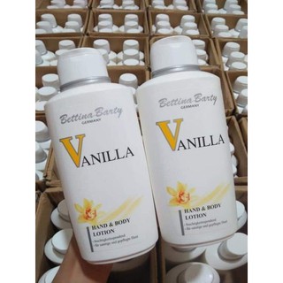 Sữa dưỡng thể và da tay Bettina Barty hương hoa Vanilla 500ml hàng Đức