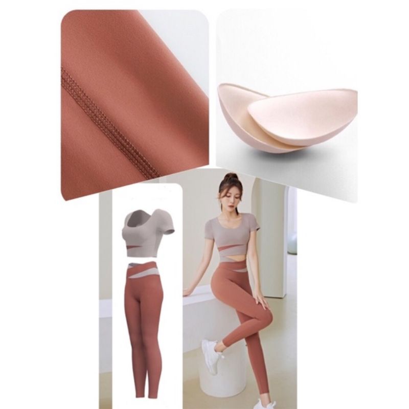 Bộ đồ tập gym yoga nữ dễ thương