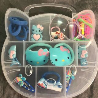Hộp cột tóc, kẹp tóc Elsa, Kityy