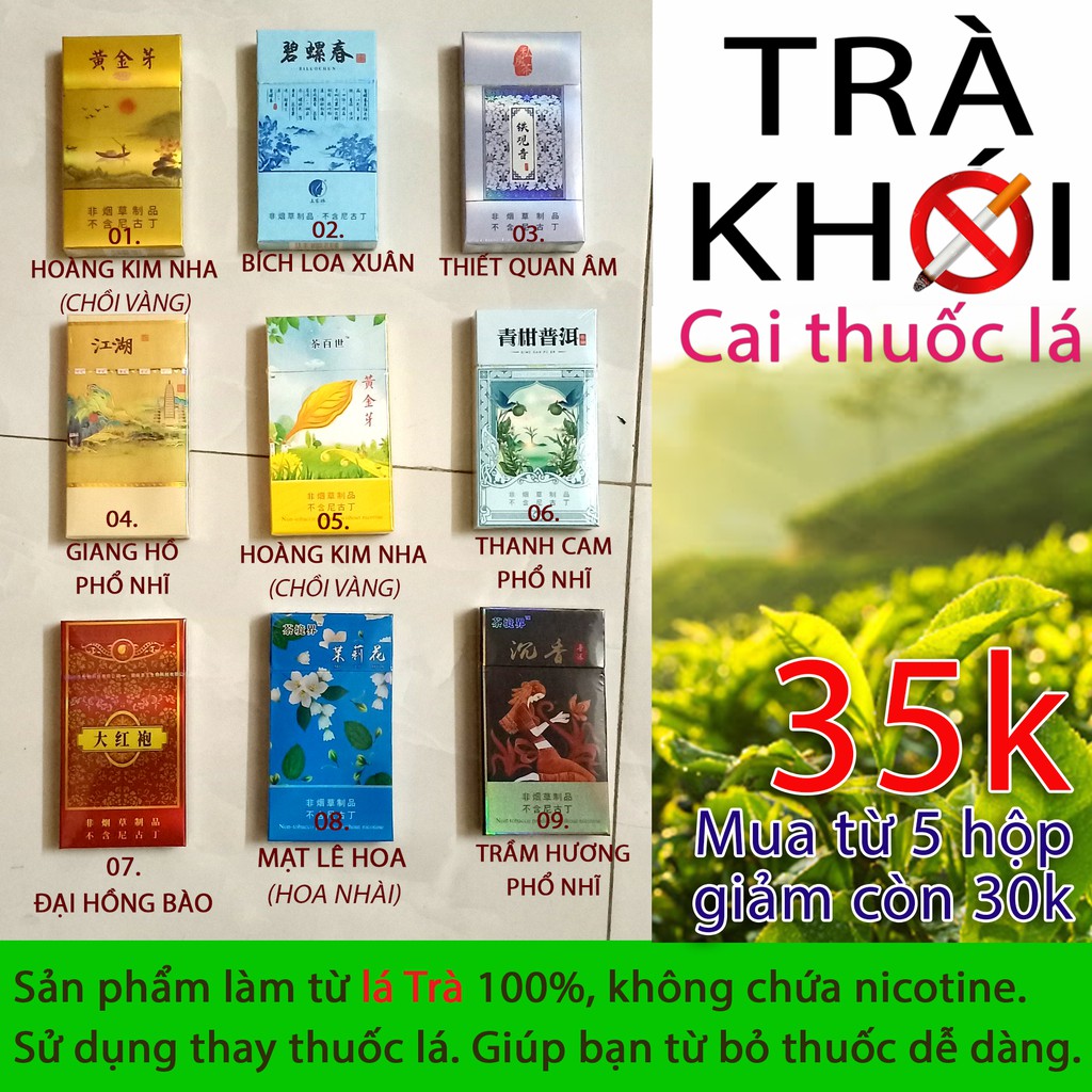 TRÀ KHÓI - Hương thơm thanh mát nhẹ nhàng