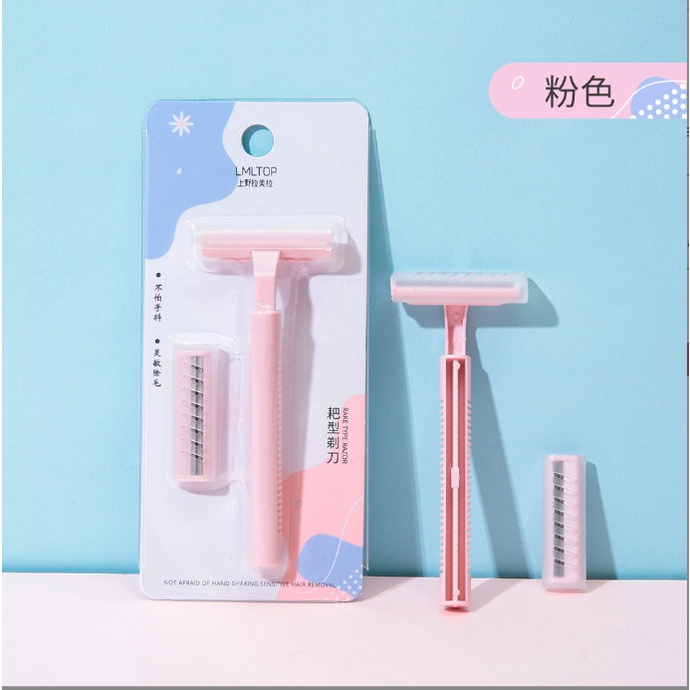 Set dao cạo lông tặng kèm 1 lưỡi thay thế LAMEILA tiện dụng SETDAOCAO12