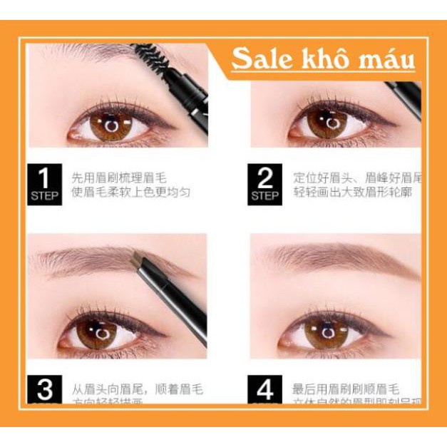 ( Chỉ bán giá sỉ ) Chì kẻ mày Double Effect Lameila Hạn Chế Trôi Auth Nội Địa-  Nội Địa Mùi Store