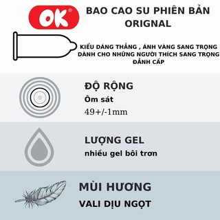 Bao cao su chất lượng cao ok - hộp 12 chiếc, 3 chiếc - ảnh sản phẩm 9