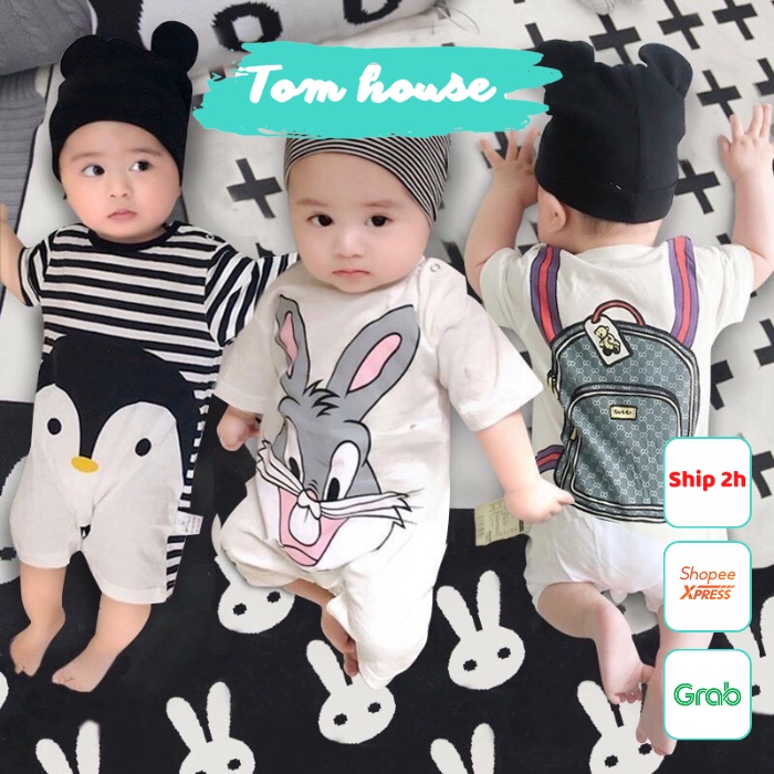 Bộ Body Đùi Mùa Hè Cho Bé Trai, Bé Gái Sơ Sinh Chất Cực Mát Hàng Đẹp