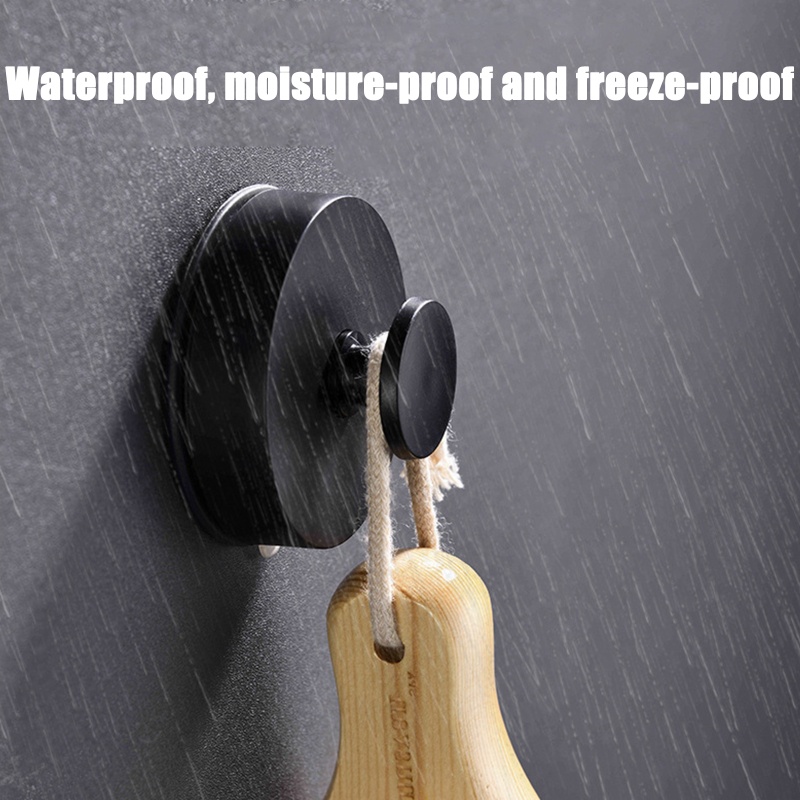 QQ Bộ 2 Móc Treo Chìa Khóa / Vòi Hoa Sen Có Giác Hút Mạnh Tái Sử Dụng Được