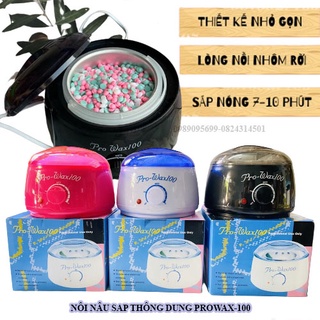 Nồi nấu sáp wax lông Pro Wax 100 triệt lông Làm Đẹp tại nhà Cao Cấp