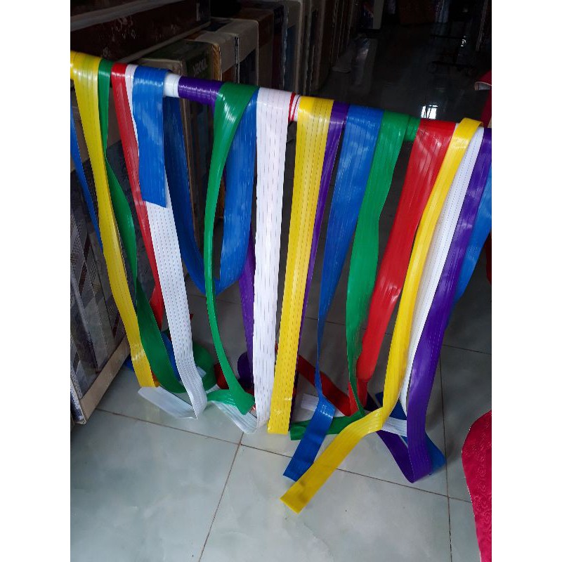 Rèm cửa 7 sắc cầu vồng rèm lá nhựa