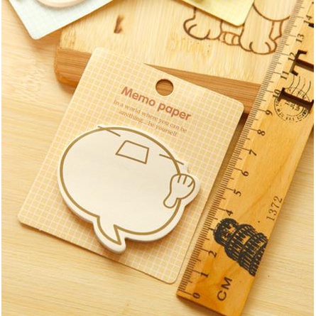 Giấy Ghi Chú Hình Biểu Tượng Cảm Xúc Hoạt Hình Sáng Tạo