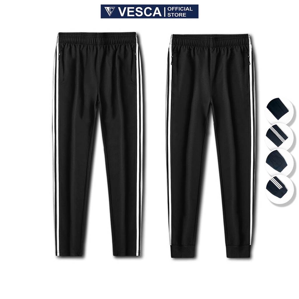 Quần Jogger Thể Thao Nam Nữ Ống Bo VESCA P