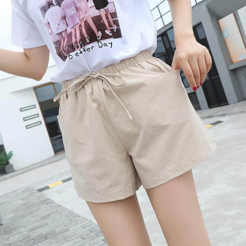 Bigsize  Quần short đũi nơ mịn mát trẻ trung freesize&lt;60kg