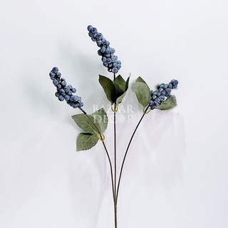 Cành quả blueberry trang trí 65cm