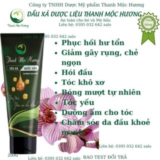 Dầu xả Thanh mộc hương phục hồi hư tổn cho mái tóc