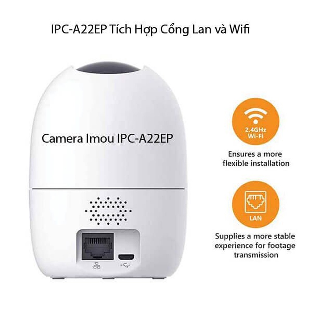 Camera IP hồng ngoại không dây 4.0 Megapixel DAHUA IPC-A42-B-IMOU