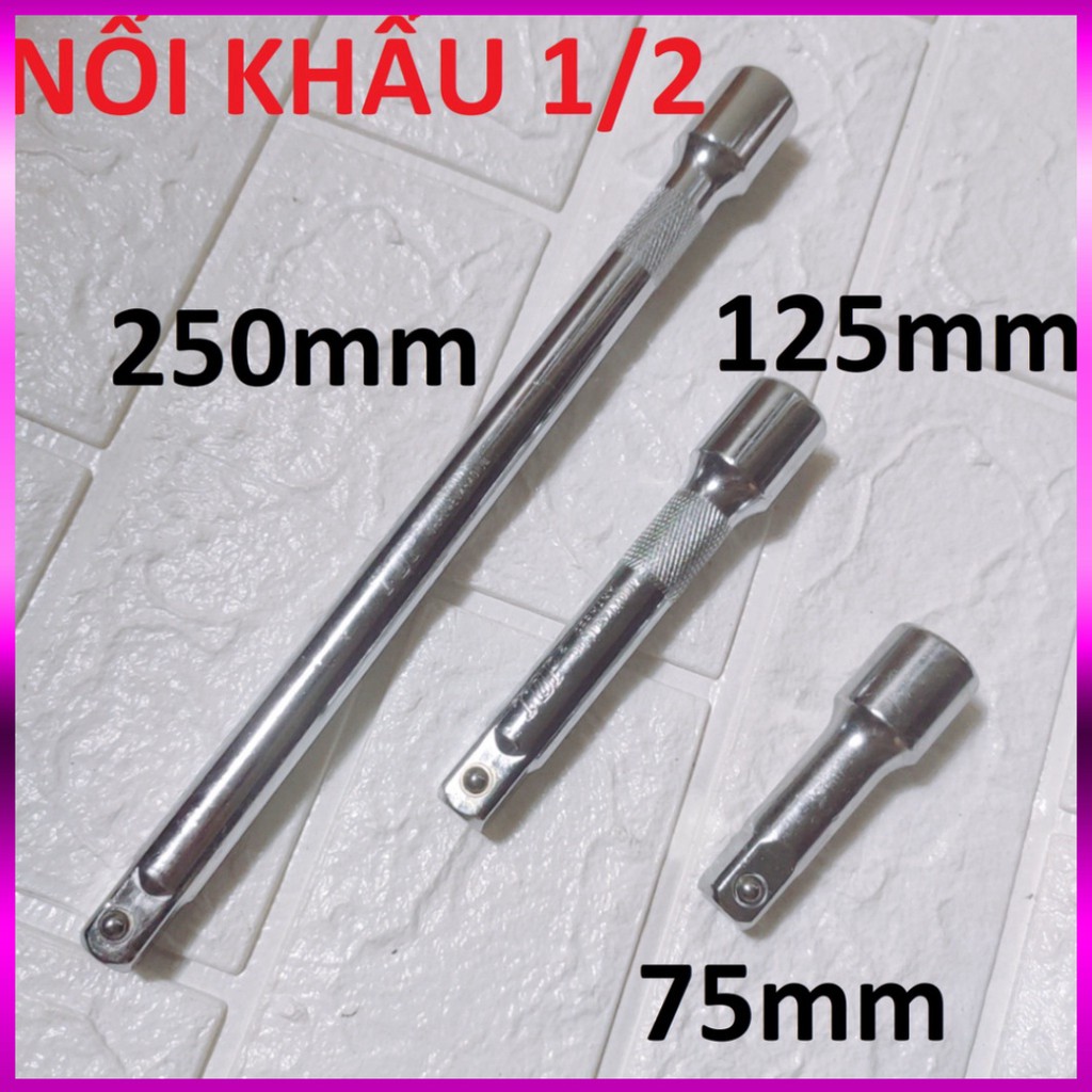 Đầu nối dài khẩu 1/2 dài 75-250mm, nối dài tuýp size 1/2