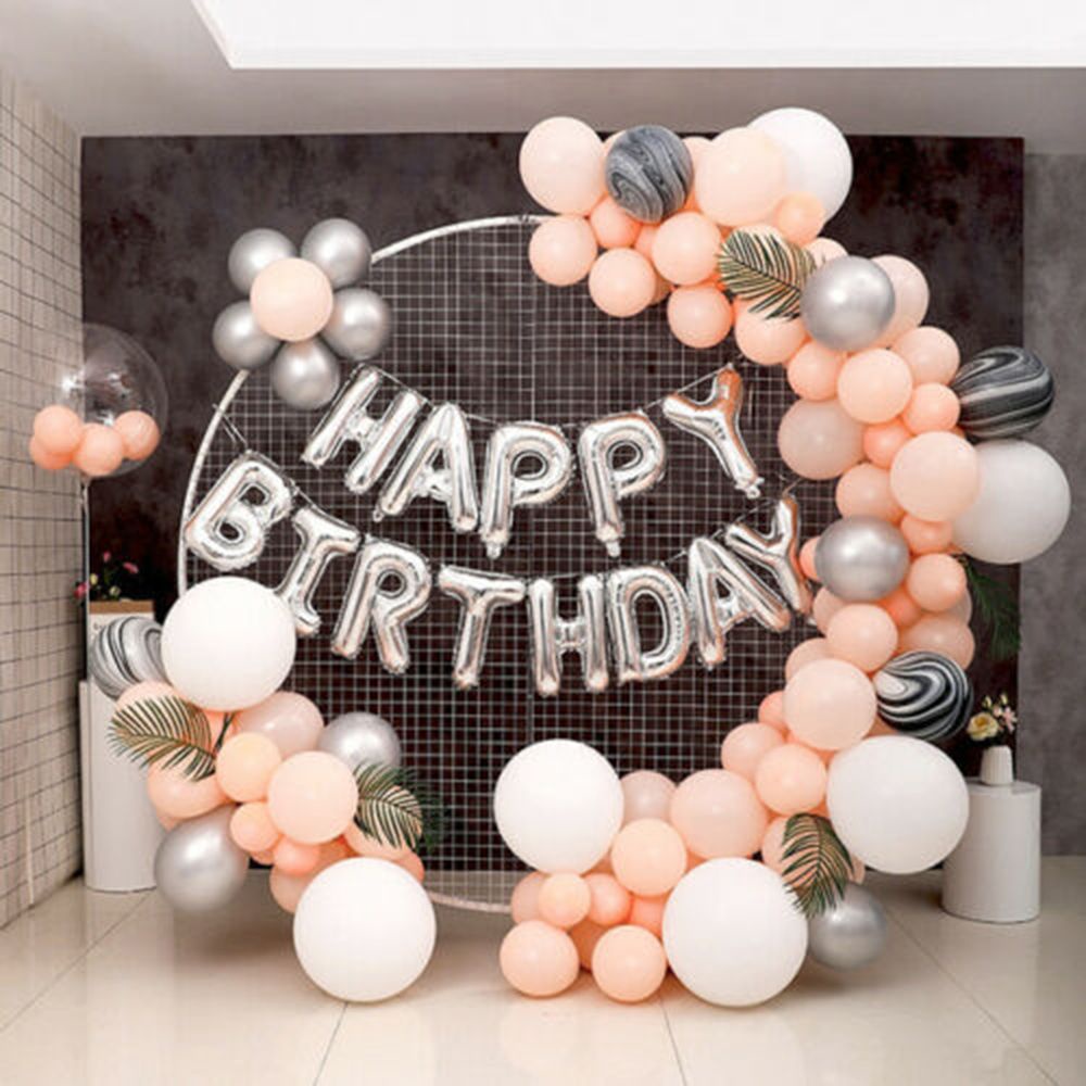 Set giá giữ vòm bong bóng vòng hoa DIY bằng PVC dành cho trang trí phông nền đám cưới sinh nhật tiệc tùng