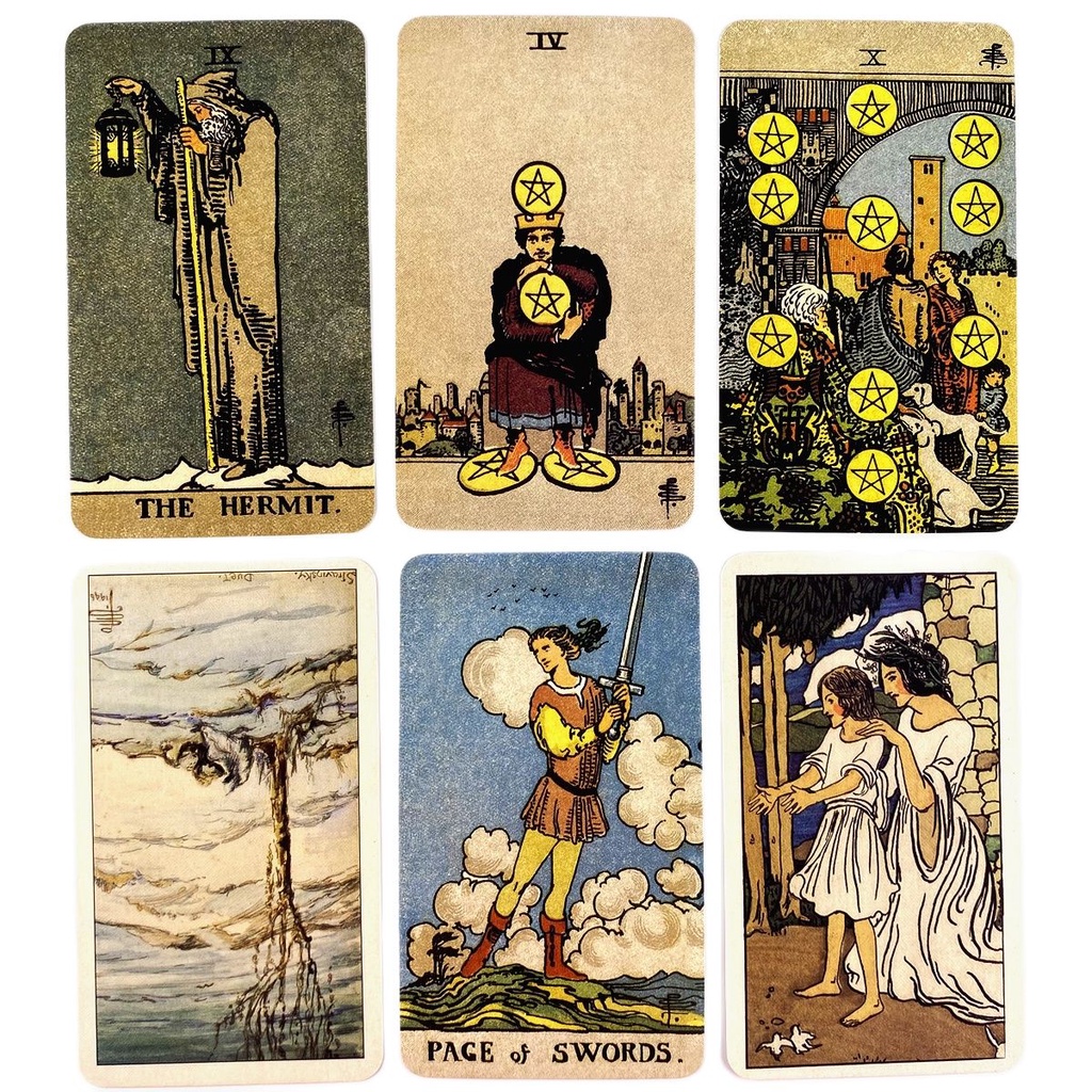 Bộ Bài Tarot Smith Waite Rimless