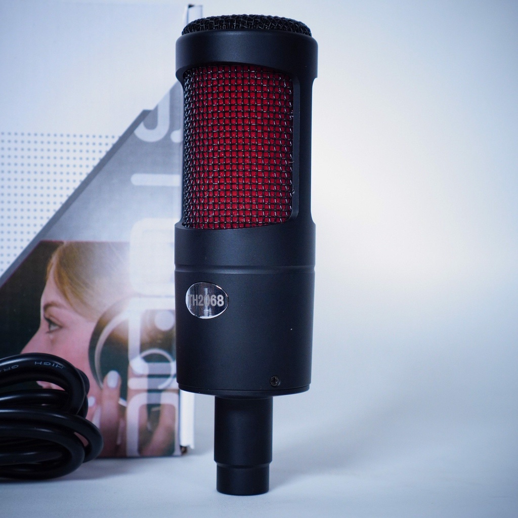 Micro TH2068 Hát Thu Âm Livestream Chuyên Nghiệp Cực Nhạy