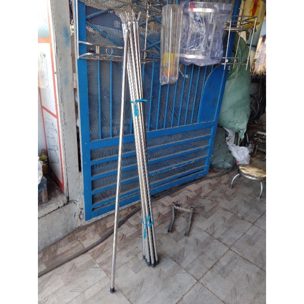 Cây chọc lấy đồ ,treo đồ,lấy trái cây trên cao toàn bộ inox 100%-cứng cáp,chắc chắn