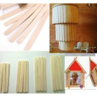 10 Que kem gỗ , que đè lưỡi - Vật liệu handmade (DIY)-đã lựa que tốt