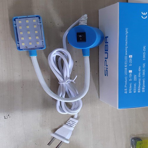 Đèn Led Máy May &gt; Đèn LED nam châm gắn Máy khâu 15 Bóng &gt; Phụliệumay