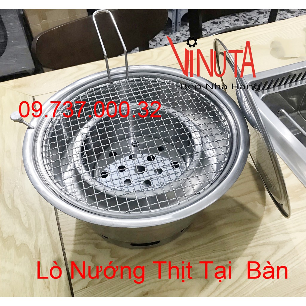 Bếp nướng tại bàn, lò nướng thịt bằng than âm bàn