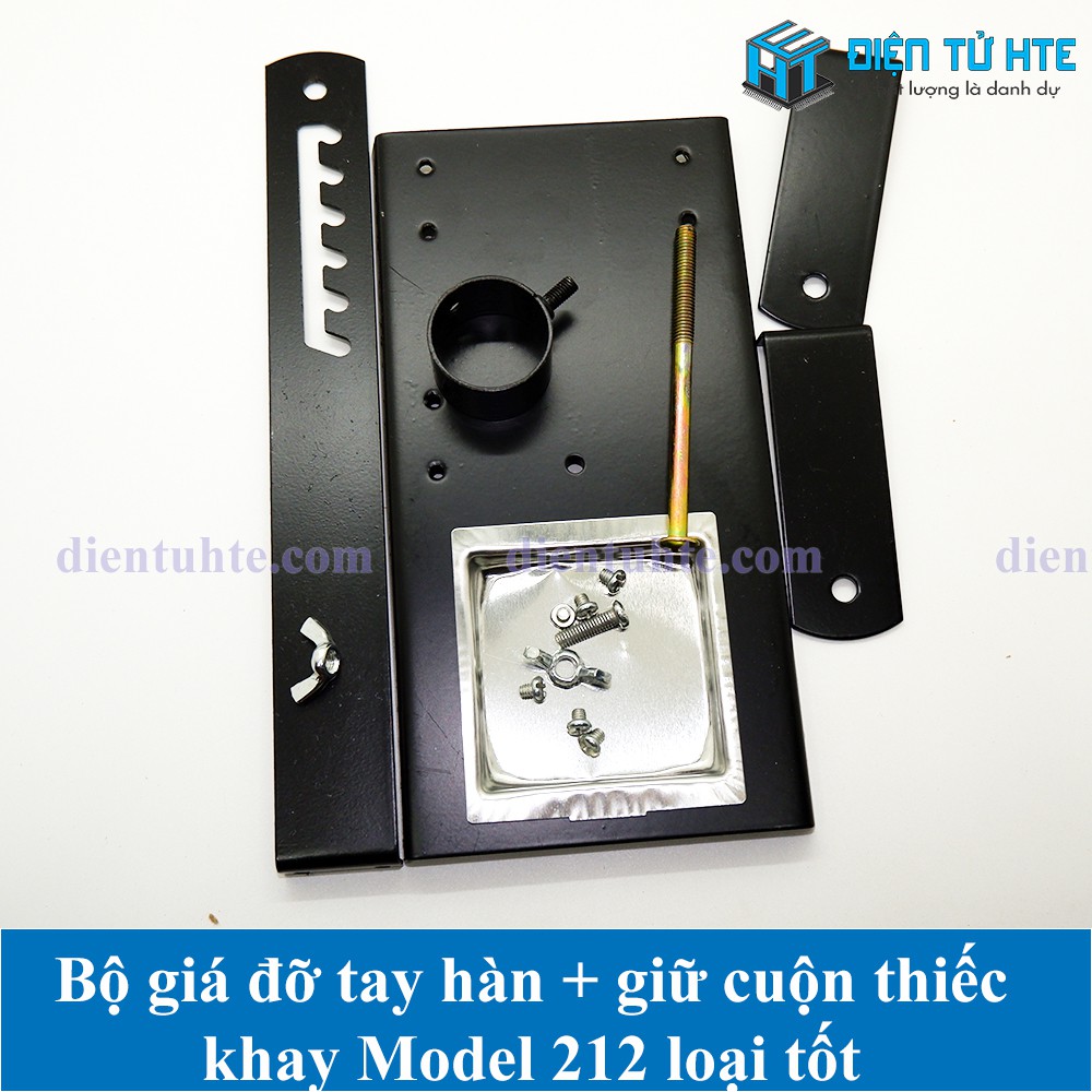 Bộ giá đỡ tay hàn + giữ cuộn thiếc + khay Model 212 loại tốt [CN2]