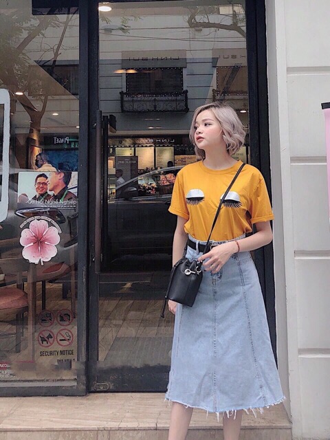 CHÂN VÁY BÒ DÀI ( kèm ảnh thật ) | BigBuy360 - bigbuy360.vn