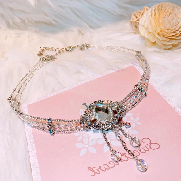 Choker Đính Đá, Choker 2 Tầng, Set Nhiều Mẫu Princess