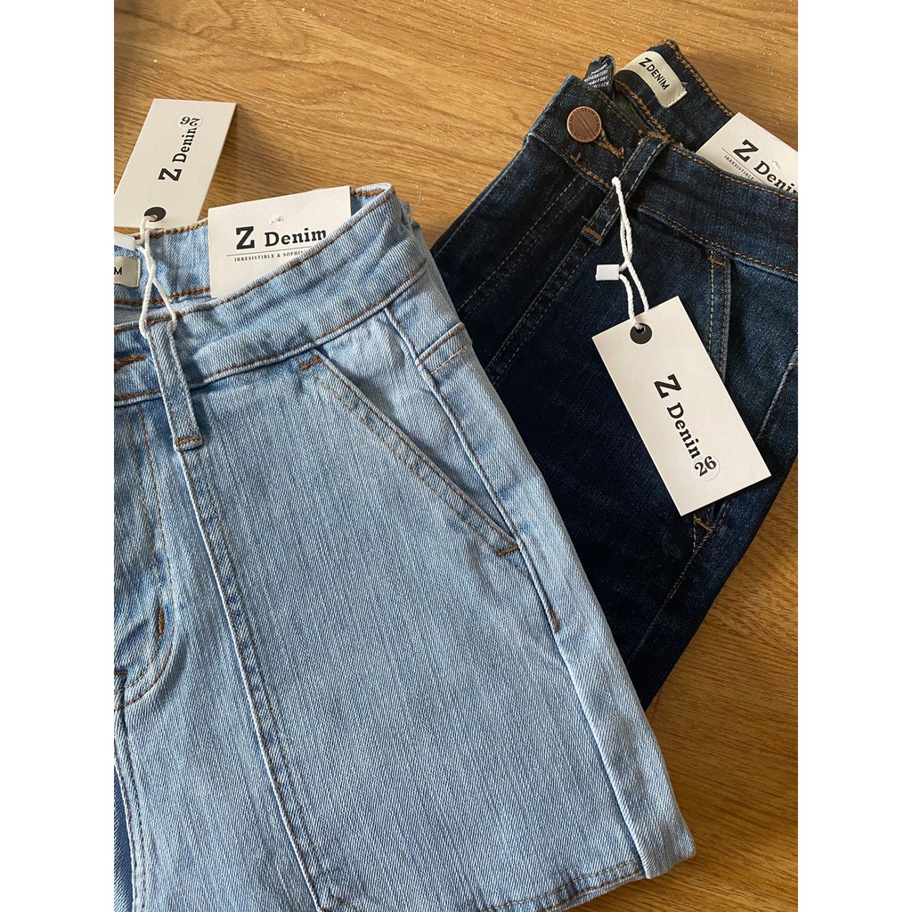 QUẦN JEANS BAGGY TÚI VUÔNG ZAREEN JEA115 XANH NHẠT