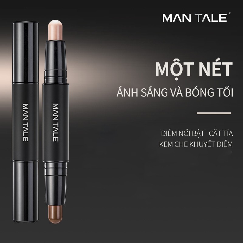 Thỏi highlight đánh khối MAN TALE 2 đầu màu kết cấu mịn 4g | BigBuy360 - bigbuy360.vn