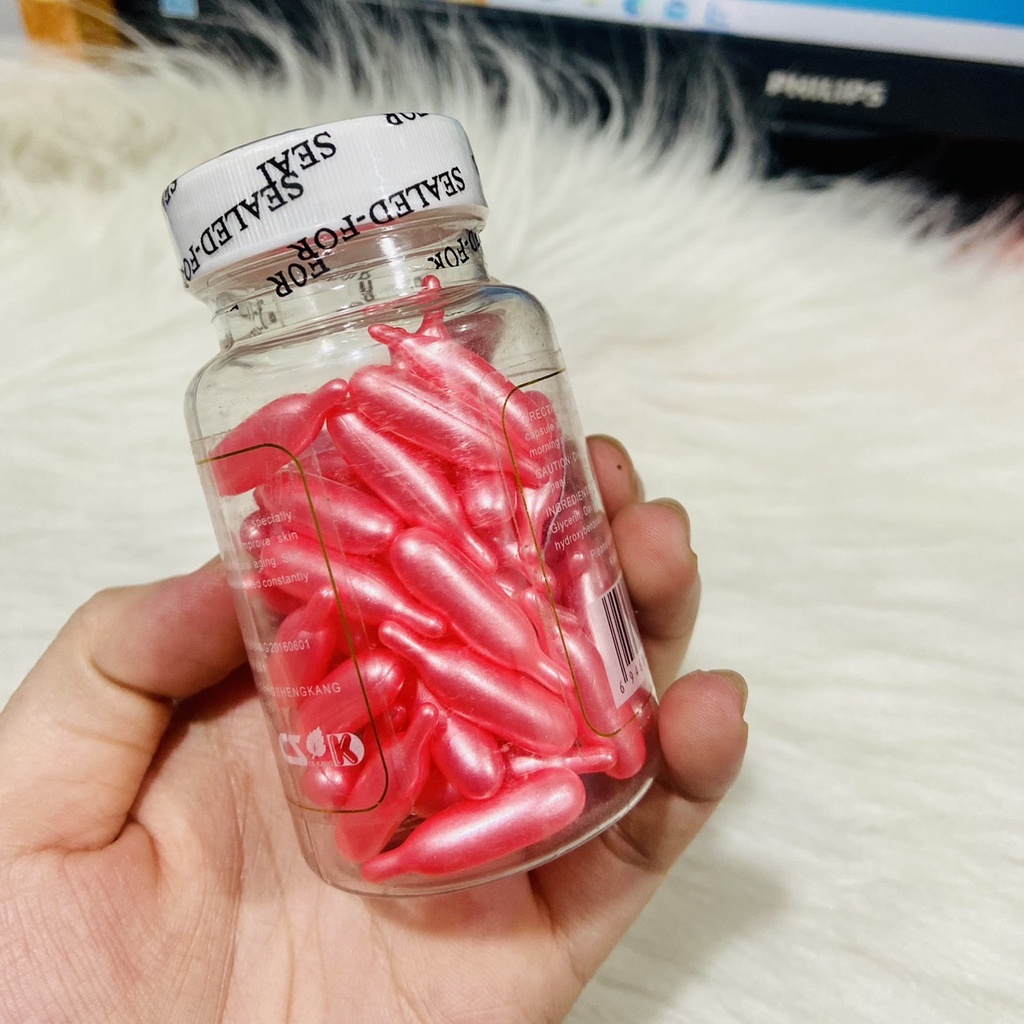 Viên kích dưỡng trắng da Vitamin E thái lan