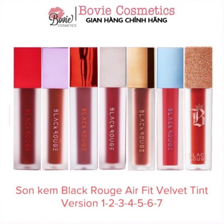 Son Kem Lì Black Rouge Air Fit Velvet Tint Ver8 A06 A12