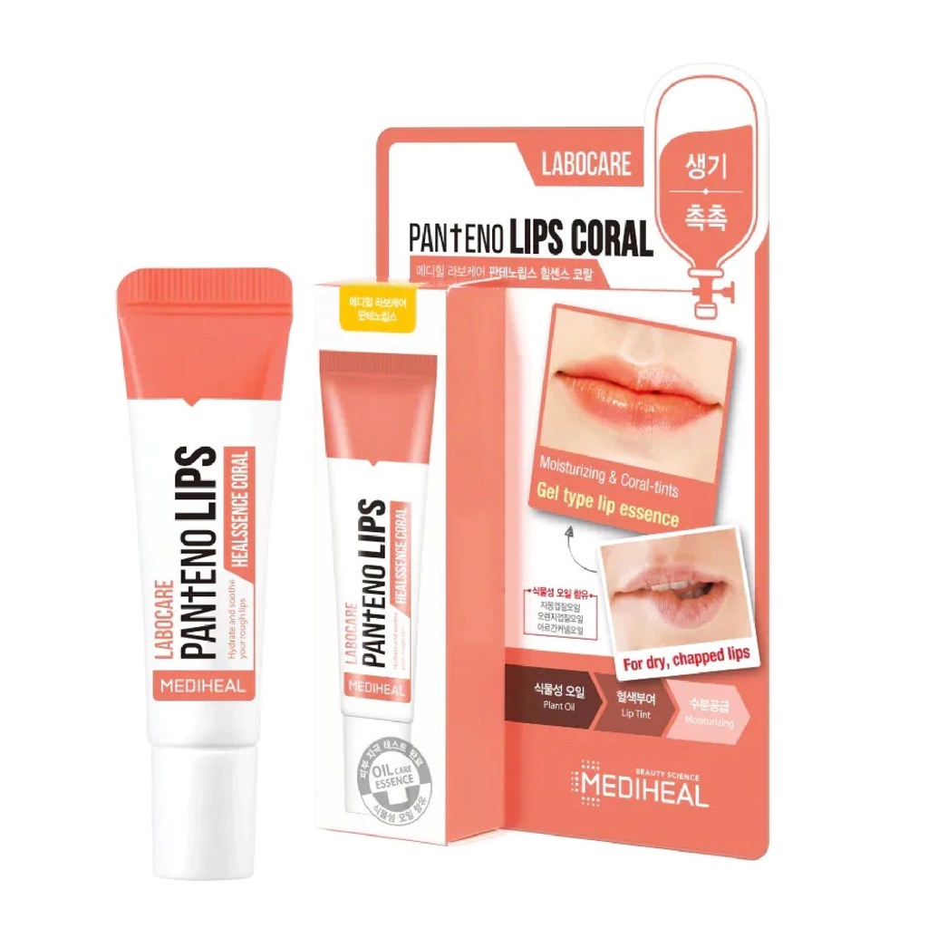 Combo son dưỡng môi ban ngày và ban đêm Mediheal 10ml