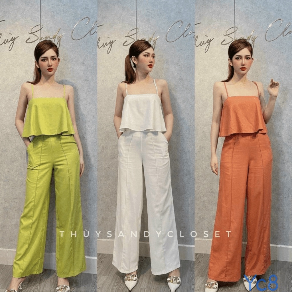 SÉT BỘ 2 DÂY PHỐI QUẦN SUÔNG CỰC XINH DX