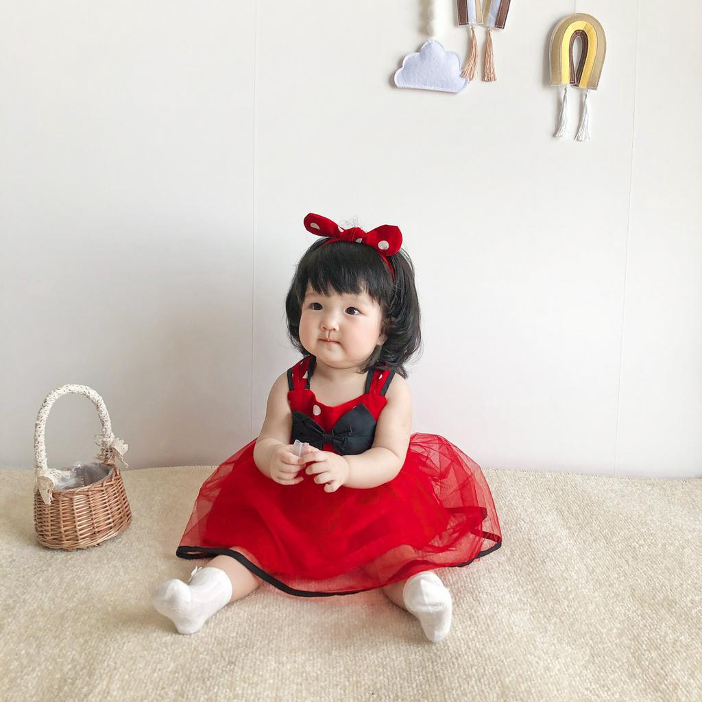 Soffny Đầm Công Chúa Phong Cách Hàn Quốc Thời Trang Cho Bé Gái