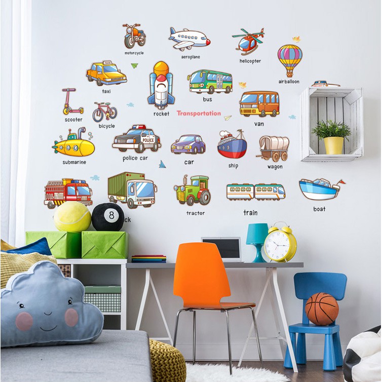 Decal dán tường trang trí - Decal cho bé trang trí phòng ngủ phòng học